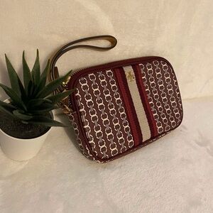 🎄SALE🎄✨🆕✨New Tory Burch Gemini Link Canvas Wristlet